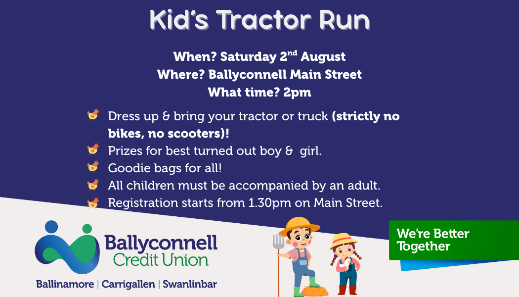 Kid's Tractor Run 2025 Information