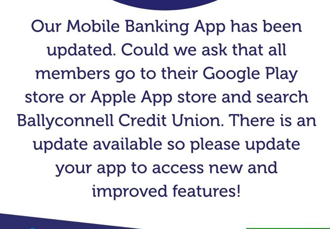 Mobile Banking app Update